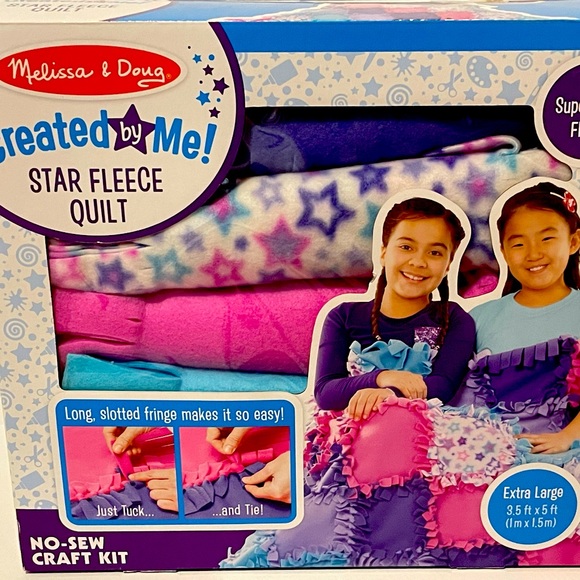 Melissa & Doug Other - Brand New Melissa & Doug Star Fleece Quilt